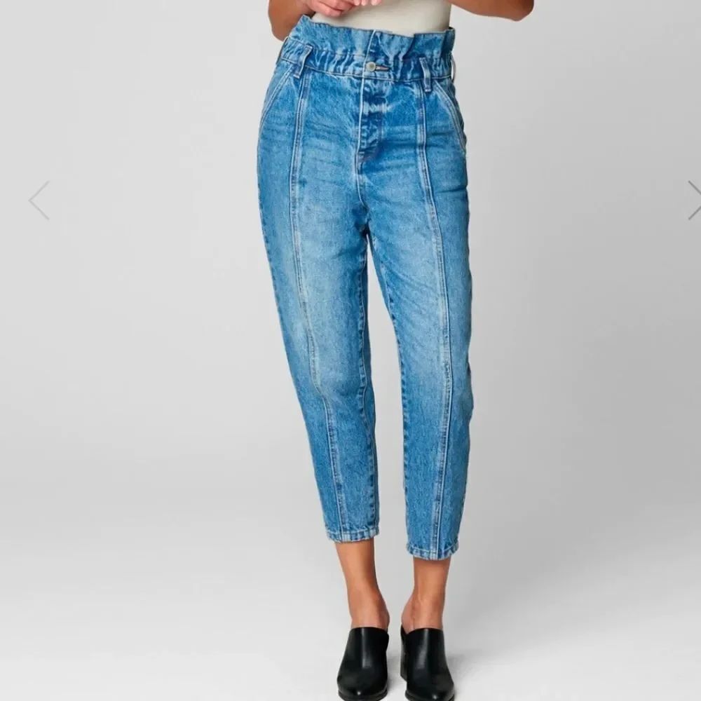 Blank NYC paper bag high waist jeans